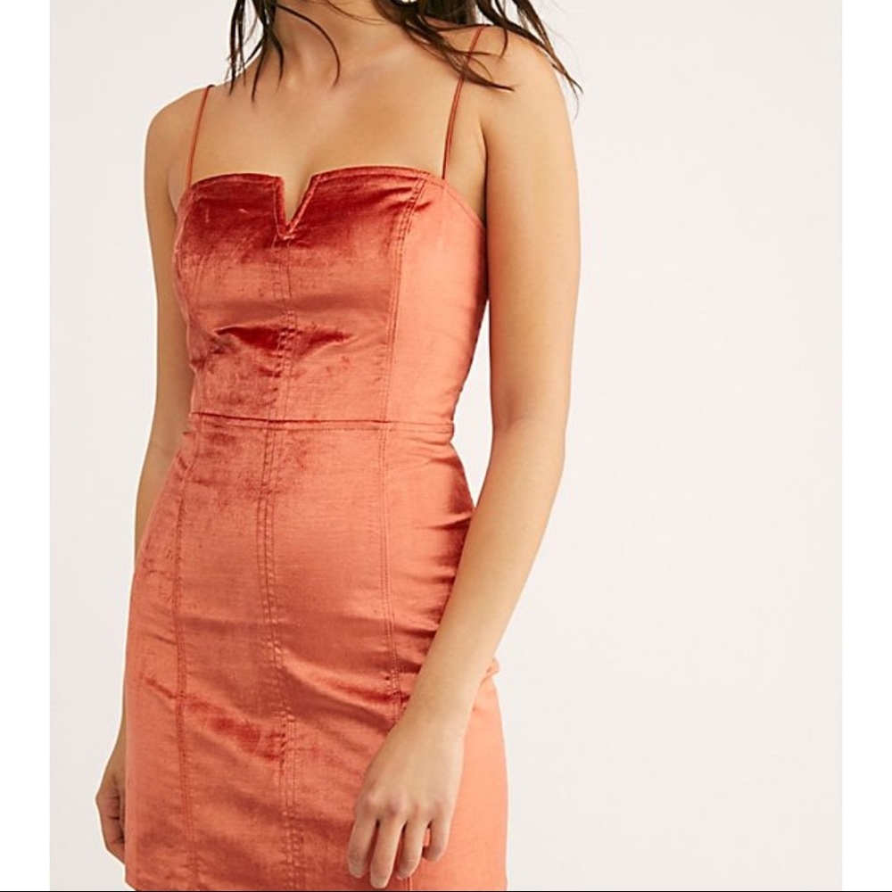 Free People Velvet Mini Dress